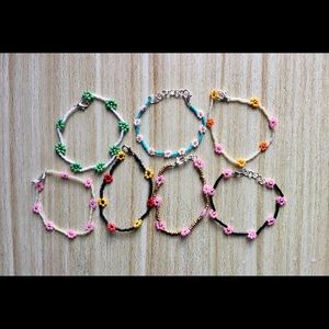 Daisy flower bracelets